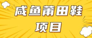 闲鱼平台高转化新项目,教你如何做,日入3张 (详尽实例教程 一手货源)-中创网_分享创业项目_助您在家赚钱