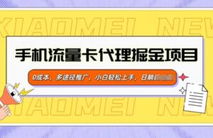 流量卡代理商掘金队新项目,0成本费,多形式营销推广,新手快速上手-中创网_分享创业项目_助您在家赚钱