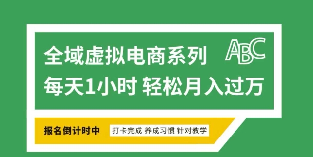 全域虚拟电商变现系列，通过平台出售虚拟电商产品从而获利-中创网_分享创业项目_助您在家赚钱