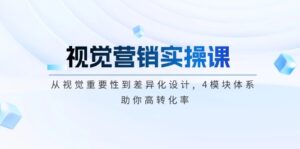 (14146期)视觉设计实操课, 从视觉必要性到差异化经营, 4控制模块管理体系, 帮助你高转换率-中创网_分享创业项目_助您在家赚钱