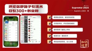 (14139期)发表评论歪门邪道截留自主创业粉新的方法,日处于被动加300 自主创业粉,精准引流方法处于被动加上...-中创网_分享创业项目_助您在家赚钱