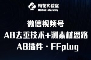 视频号连怼玩法-FFplug玩法AB插件使用+测素材教程-梅花实验室社群专享课-中创网_分享创业项目_助您在家赚钱
