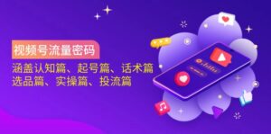(14124期)微信视频号总流量登陆密码:包含认知能力篇、养号篇、销售话术篇、选款篇、实际操作篇、投流篇-中创网_专注互联网创业,项目资源整合-中创网_分享创业项目_助您在家赚钱