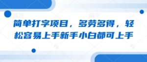 简易电脑打字新项目，能者多劳，轻轻松松易上手新手入门都可以入门-中创网_分享创业项目_助您在家赚钱