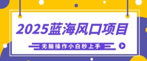 2025蓝海风口项目，利用AI工具一键生成儿童益智早教视频，无脑操作小白秒上手，轻松日入5张-中创网_分享创业项目_助您在家赚钱