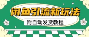 2025闲鱼引流新模式，日引200 自主创业粉，每日平稳好几张盈利(附自动发卡密实例教程)-中创网_分享创业项目_助您在家赚钱