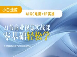 AIGC电商必备实操:21节平面设计实战课,教你玩转AI-中创网_专注互联网创业,项目资源整合-中创网_分享创业项目_助您在家赚钱