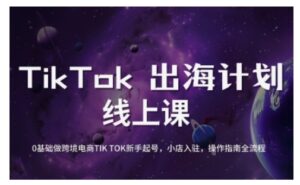 TikTok跨境电子商务初学者养号和运营攻略大全，0基本做跨境电商TIKTOK初学者养号，小商店进驻，操作说明全过程-中创网_分享创业项目_助您在家赚钱