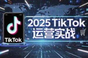 2025TikTok电商运营,掌握TikTok店铺运营核心技巧,实现低成本高转化-中创网_分享创业项目_助您在家赚钱