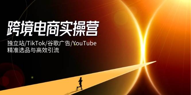 跨境电商实操营：独立站/TikTok/谷歌广告/YouTube，精准选品与高效引流-中创网_分享创业项目_助您在家赚钱