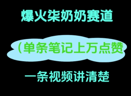 小红书爆火柒奶奶，13 天涨粉 8.7 W，全流程拆解-中创网_分享创业项目_助您在家赚钱