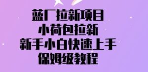 蓝厂拉新项目，小荷包拉新，新手小白快速上手，保姆级教程-中创网_分享创业项目_助您在家赚钱