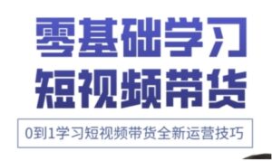 快手运营+高阶剪辑实战课，0到1学习短视频带货全新运营技巧-中创网_分享创业项目_助您在家赚钱