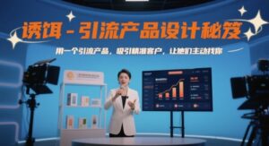 诱饵-引流产品设计秘笈,用一个引流产品,吸引精准客户,让他们主动找你-中创网_分享创业项目_助您在家赚钱