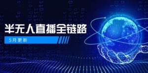 半无人直播全链路：AI数字人+千川截流实战，女装选品与防违规处理稳定玩法（5月更新）-中创网_分享创业项目_助您在家赚钱