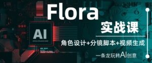 Flora实战课:角色设计+分镜脚本+视频生成,一条龙玩转AI创意-中创网_分享创业项目_助您在家赚钱