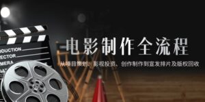 (14800期)电影制作全流程,从项目策划、影视投资、创作制作到宣发排片及版权回收-中创网_分享创业项目_助您在家赚钱