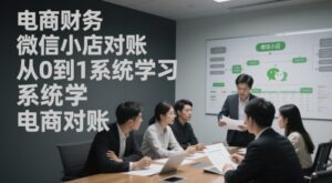 电商财务微信小店对账，从0到1系统学习电商对账-中创网_分享创业项目_助您在家赚钱