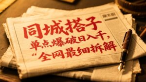 同城搭子群19.9单点爆破日入千,搭子组局月入万,全网最细拆解-中创网_分享创业项目_助您在家赚钱