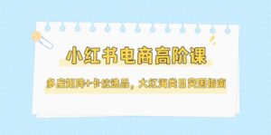 (14940期)小红书电商高阶课,多店矩阵+卡位选品,大红海类目突围指南(更新5月)-中创网_分享创业项目_助您在家赚钱