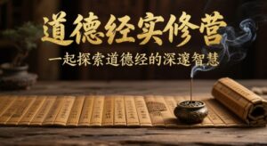 道德经实修营,一起探索道德经的深邃智慧-中创网_分享创业项目_助您在家赚钱
