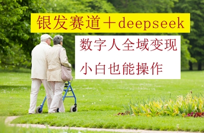 银发赛道+deepseek数字人全域变现，小白也能操作-中创网_分享创业项目_助您在家赚钱