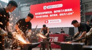 支付宝生活号新玩法,制作锻刀大赛视频,挣分成计划收益,操作简单,轻松月入过W-中创网_分享创业项目_助您在家赚钱