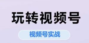 玩转视频号，视频号实战系列课-中创网_分享创业项目_助您在家赚钱