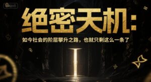 付费文章:绝密天机:如今社会的阶层攀升之路,也就只剩这么一条了-中创网_分享创业项目_助您在家赚钱