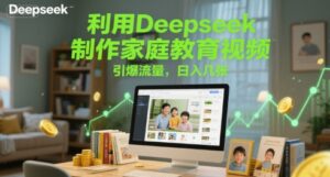 利用Deepseek制作家庭教育视频,引爆流量,日入几张-中创网_分享创业项目_助您在家赚钱