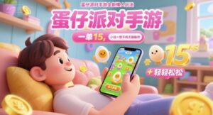 蛋仔派对手游全新懒人玩法，一单15.小白一部手机无脑 操作，日入多张+轻轻松松-中创网_分享创业项目_助您在家赚钱