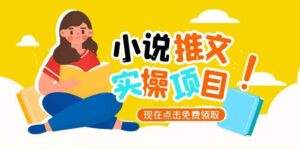 （15141期）小说推文账号从0到1指南，起号逻辑与定位策略，UC平台爆款选文方法论-中创网_分享创业项目_助您在家赚钱