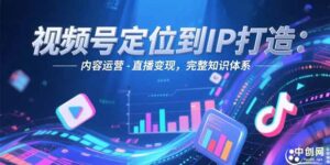 (15173期)视频号定位到IP打造:账号搭建-内容运营-直播变现,完整知识体系-中创网_分享创业项目_助您在家赚钱