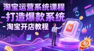 淘宝运营系统课程-打造爆款系统-淘宝开店教程-中创网_分享创业项目_助您在家赚钱