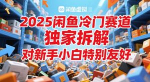 2025闲鱼冷门赛道,独家拆解,对新手小白特别友好-中创网_分享创业项目_助您在家赚钱