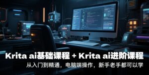krita ai基础课程+Krita ai进阶课程,从入门到精通,电脑端操作,新手老手都可以学-中创网_分享创业项目_助您在家赚钱