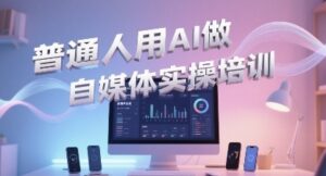 普通一个人用AI做自媒体,助你轻松开启AI自媒体创作之路-中创网_分享创业项目_助您在家赚钱
