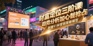 (15219期)财富定位三阶课,趋势分析加心智抢占,附赠91种营销策略模型-中创网_分享创业项目_助您在家赚钱