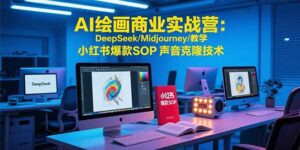 (15460期)AI绘画商业实战营:DeepSeek/Midjourney/教学 小红书爆款SOP 声音克隆技术-中创网_分享创业项目_助您在家赚钱