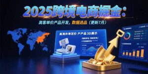 (15512期)2025跨境电商掘金:蓝海市场定位,高客单价产品开发,数据选品(更新7月)-中创网_分享创业项目_助您在家赚钱