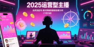 (15508期)2025运营型主播:自然流起号,微付费投放技巧,罗盘数据深度解析(7月更新)-中创网_分享创业项目_助您在家赚钱