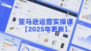 亚马逊运营实操课【2025年更新】主要内容包括亚马逊选品策略解析,选品重点方法、新品口诀必学等-中创网_分享创业项目_助您在家赚钱