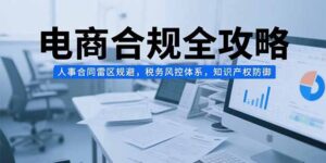 (15377期)电商合规全攻略,人事合同雷区规避,税务风控体系,知识产权防御-中创网_分享创业项目_助您在家赚钱
