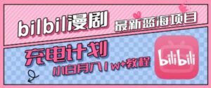 最新蓝海项目,B站充电计划,小白也能月入1w+-中创网_分享创业项目_助您在家赚钱