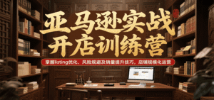 亚马逊实战开店训练营,掌握listing优化、风险规避及销量提升技巧,店铺规模化运营-中创网_分享创业项目_助您在家赚钱