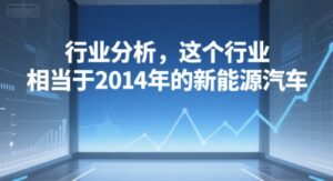 付费文章：行业分析，这个行业，相当于2014年的新能源汽车-中创网_分享创业项目_助您在家赚钱