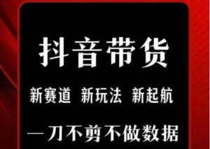 抖音短视频一刀不剪带货,不剪辑,不直播,每天发个视频,等着出单获取带货佣金-中创网_分享创业项目_助您在家赚钱