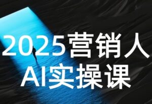 2025营销人Al实操课,AI营销抢跑实战,从Prompt到方案,效率碾压同行-中创网_分享创业项目_助您在家赚钱