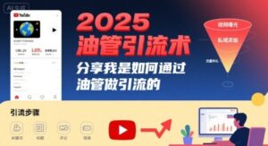 2025油管引流术,分享我是如何通过油管做引流的-中创网_分享创业项目_助您在家赚钱