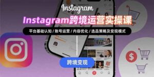 (15644期)Instagram跨境运营实战:平台认知/账号运营/内容优化/选品策略及变现模式-中创网_分享创业项目_助您在家赚钱